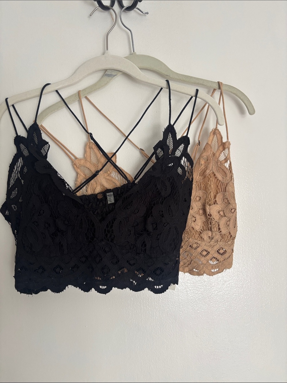 TWO Adela Bralette Free People black and khaki